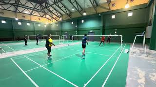 Badminton Santai IjanChong vs WanUncle [upl. by Eiramanel]