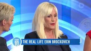 The Real Life Erin Brockovich  Studio 10 [upl. by Ydasahc633]