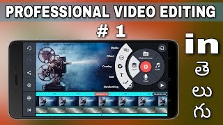 Professional Video Editing Tutorial in Telugu  How to Edit Your Videos  Tech Siva [upl. by Nolan]