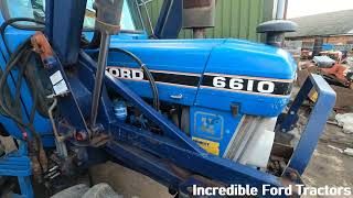 1988 Ford 6610 II 44 Litre 4Cyl Diesel Utility Tractor 82 HP [upl. by Neehahs]