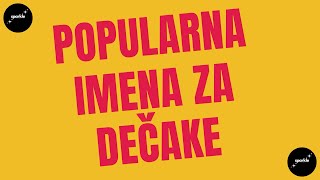 Popularna imena za decake i znacenje EP 01  sparkle [upl. by Denver677]