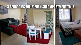 3 BEDROOMS FULLY FURNISHED HOUSE TOUR SERENE HOMES [upl. by Dorlisa143]