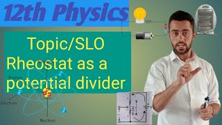 1382 What is potential dividerDiscuss rheostat as a potential divider [upl. by Farl]