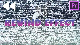 VHS Rewind Effect in Adobe Premiere Pro Tutorial [upl. by Gothart]