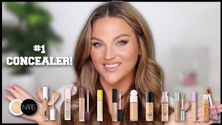 RANKING EVERY POPULAR CONCEALER TOP 10 BEST CONCEALERS [upl. by Yajet]