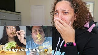 cringy mukbang moments 😰 Reaction [upl. by Vaish]