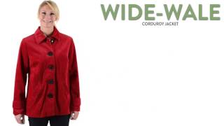 WideWale Corduroy Jacket For Women [upl. by Tait149]