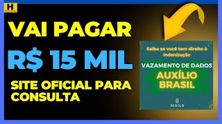 URGENTE Indenização por VAZAMENTO de DADOS do Auxílio Brasil [upl. by Tnert]