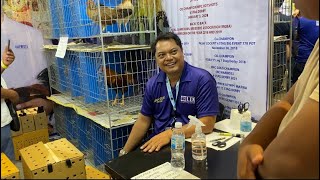 World Gamefowl expo 2024 RAYMOND BURGOS of PBRB Gamefarm Jan 192024 [upl. by Georas29]