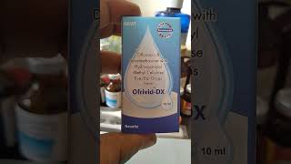 Ofrivid DX Drops  Ofrivid DX Drops Uses In Hindi  Ofrivid DX Drops Used  Ofloxacin Uses [upl. by Conlon]