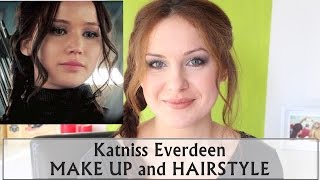 Katniss Everdeen  Mockingjay  Make Up and Hairstyle  Hunger Games [upl. by Schroth477]