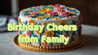 Birthday Cheers from Family happybirthdayuncle happybirthday cake ahappybirthdaysong happy [upl. by Eiraminot]