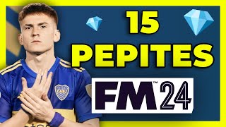 LES MEILLEURS PÉPITES DE FOOTBALL MANAGER 2024  FM24 [upl. by Esinet]