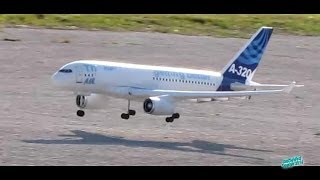 RC A320 Airbus EDF Jet with Sound [upl. by Ayokal]