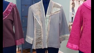 Londa Rohlfing Shows How To Create Sweatshirt Jackets on Its Sew Easy 5032 [upl. by Anival]