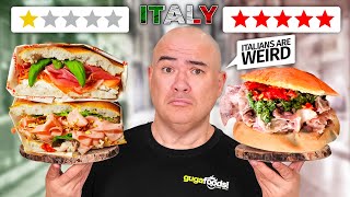 I tried Italys Top Sandwiches and Total Rip Offs [upl. by Harias]