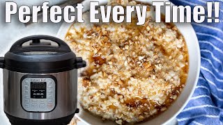 Instant Pot Steel Cut Oats CREAMY TENDER amp FAST [upl. by Nadab456]