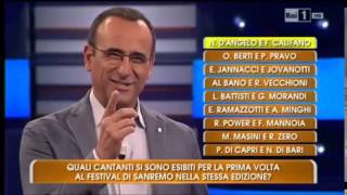 10 Minuti di Carlo Conti che dice quotScossa Va benequot allEredità [upl. by Studley924]