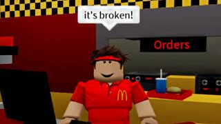 When you go to McDonalds meme ROBLOX [upl. by Euqcaj290]