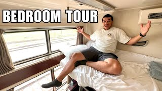 I Stayed in an Amtrak BEDROOM  Total Cost Room Tour Dining [upl. by Anu278]