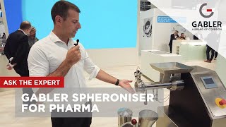 Ask the Expert  Lab Extruder with Spheronizer for Pharma Applications [upl. by Horatius]