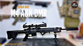 Minha DMR M4 AampK DMR airsoft [upl. by Rafaelof437]