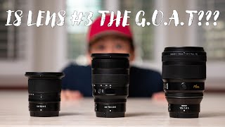 TOP 3 GREATEST NIKON Z Mirrorless Lenses Ive EVER Used 2024 Edition [upl. by Aitnauq]