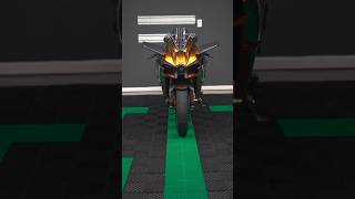 Kawasaki Ninja H2 😱 automobile rider shorts shortvideo subscribe [upl. by Yetsirhc577]