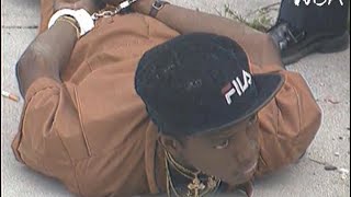 1987 Raw Police Cam Local Drug Busts  Miami Florida [upl. by Adierf]