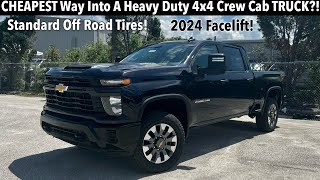 2024 Chevy Silverado 2500 Custom TEST DRIVEFULL REVIEW [upl. by Dowell]