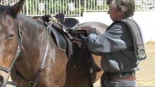 How To Do A Tackaberry Cinch Australian Stock Horse Saddle Company [upl. by Attem635]