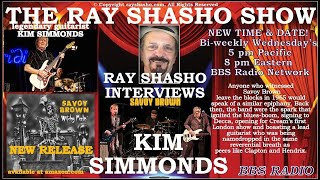 KIM SIMMONDS LEGENDARY SAVOY BROWN GUITARIST EXCLUSIVE [upl. by Trixy]