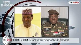 NIGER  LE CNSP NOMME UN GOUVERNEMENT DE 21 MEMBRES [upl. by Jyoti]