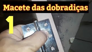 082 Como instalar as dobradiças da porta [upl. by Eenttirb714]