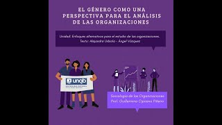 El género como una perspectiva para el análisis de las organizaciones [upl. by Doniv]