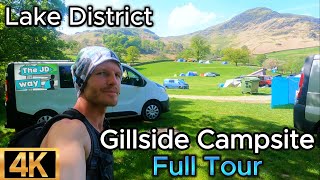 Gillside Campsite amp Caravan Park  Full Tour  The JD Way  Lake District [upl. by Odraboel]