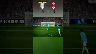 Lazio vs AC Milan futbol keşfet explore penalty reels shorts edit gaming games football [upl. by Elyac]