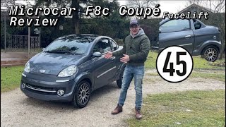 Microcar MGO F8c Coupé Facelift Review Fahrzeugvorstellung [upl. by Elspeth]