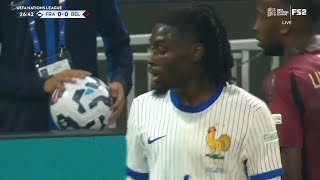 Manu Koné vs Belgium  UEFA Nations League 2024  09092024 [upl. by Ayin643]