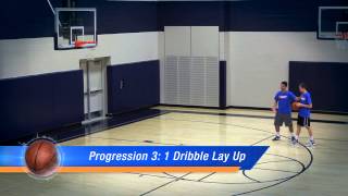 Basketball Lay Up Drills  3 Lay Up Progressions For Beginners [upl. by Delanos]