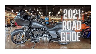 2021 Harley Davidson Road Glide  Gauntlet Grey Metallic [upl. by Ahseiyt820]