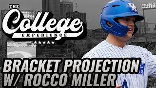 NCAA Baseball Tournament Bracketology Top 16 Seeds  Bubble Talk w Rocco Miller  TCE Baseball [upl. by Sadie]