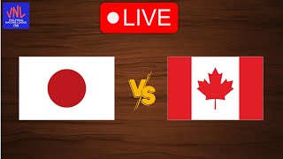 Live Japan vs Canada  FIVB Volleyball Nations League 2024  Live Play By Play Scoreboard [upl. by Okihsoy]