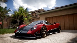 900HP Pagani Zonda Cinque  Realistic Drive  Forza Horizon 5 [upl. by Blodget]