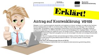 Kontenklärung erklärt Wie den Antrag V0100 ausfüllen [upl. by Assennev166]