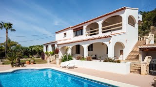 ᑕ❶ᑐ VILLA ZIAN  For sale Mediterranean style villa in Javea  Montgo  SOUTH · 5 bedrooms · Seaview [upl. by Buchbinder]