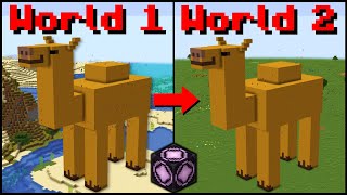 Minecraft  How To Move Structures Between Worlds [upl. by Ennaylil757]