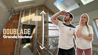 DOUBLAGE PIGNON de 7 mètres de HAUT  VLOG Rénovation Hangar 51 [upl. by Ennahgiel]