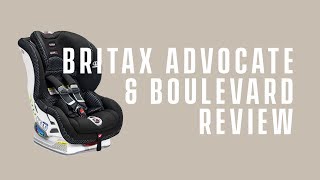 Best Convertible Car Seat 2018 – Britax Boulevard and Advocate ClickTight Review [upl. by Ainezey]