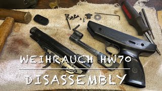 Weihrauch HW70 restoration part 1 disassebly [upl. by Najar]